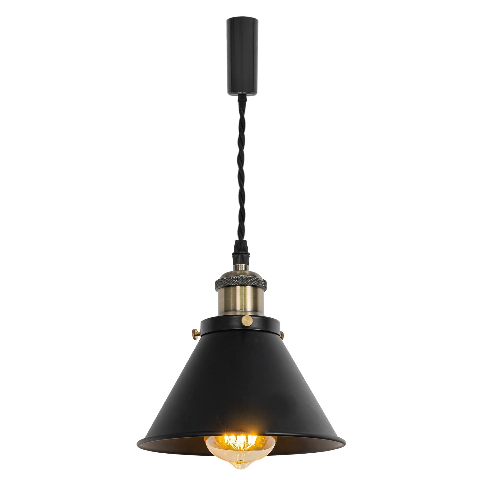 Track Lighting Pendant Lights FSLiving 3-Pack Adjustable Wire