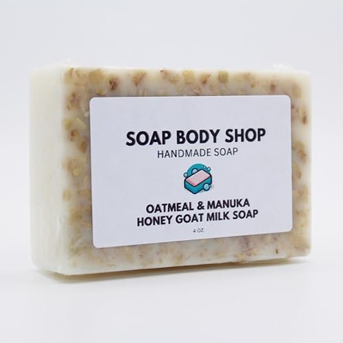 Miniatura 2 de Oatmeal & Honey Goat Milk Soap, Manuka Honey Soap, Moisturizing Bar, Gentle Exfoliation, Itchy Skin, Dry Skin Soap Bar, Soothing Soap, Dry Skin