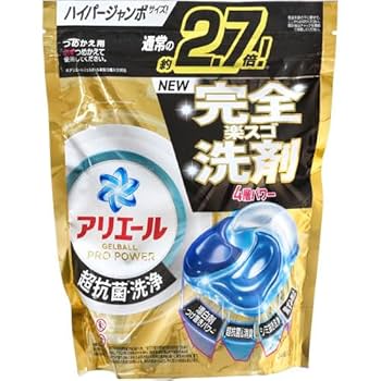 アリエール ジェルボール プロ パワー 詰替用超メガジャンボサイズ 77個✖6袋 アリエールジェルボールプロ つめかえ超メガジャンボサイズ 73個