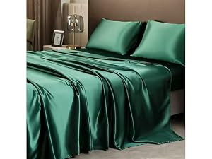 100 Polyester Satin Bed Sheet Set