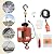 3-in-1 Electric Hoist Winch, Portable Cable Hoist, Electric Hoist Winch 660lbs with Wire and Wireless Remote Control, Remote Control 25 Feet Lifting Height Lift 16ft/min (440 lbs)