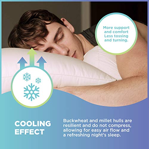 Bean Products 152PJOC Buckwheat Japanese Bed Pillow thumb #4