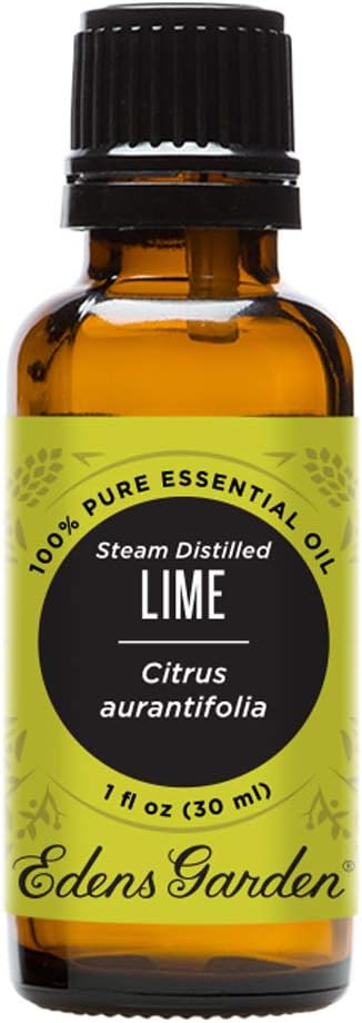 Edens Garden Lime- Steam Distilled Essential Oil, 100% Pure Therapeutic Grade (Undiluted Natural/Homeopathic Aromatherapy Scented Essential Oil Singles) 30 ml