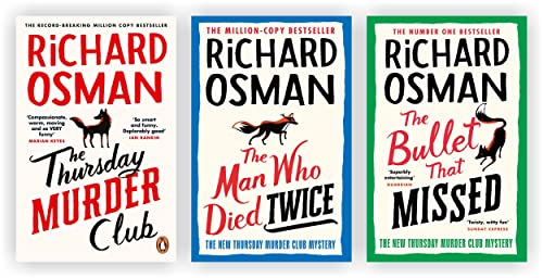 The Thursday Murder Club Mystery Series 1-3 books [The Thursday Murder Club; The Man Who Died Twice; & The Bullet That Missed]