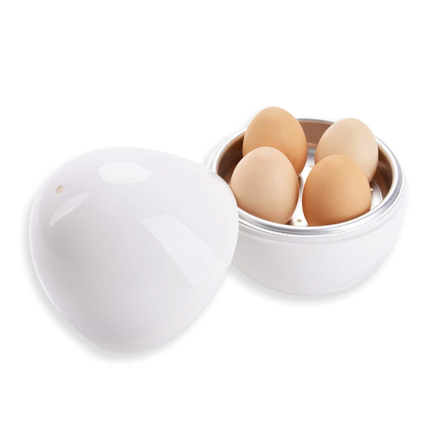 Microwave Egg Boiler, coxeer Egg Microwave Cooker only 8 Minutes for