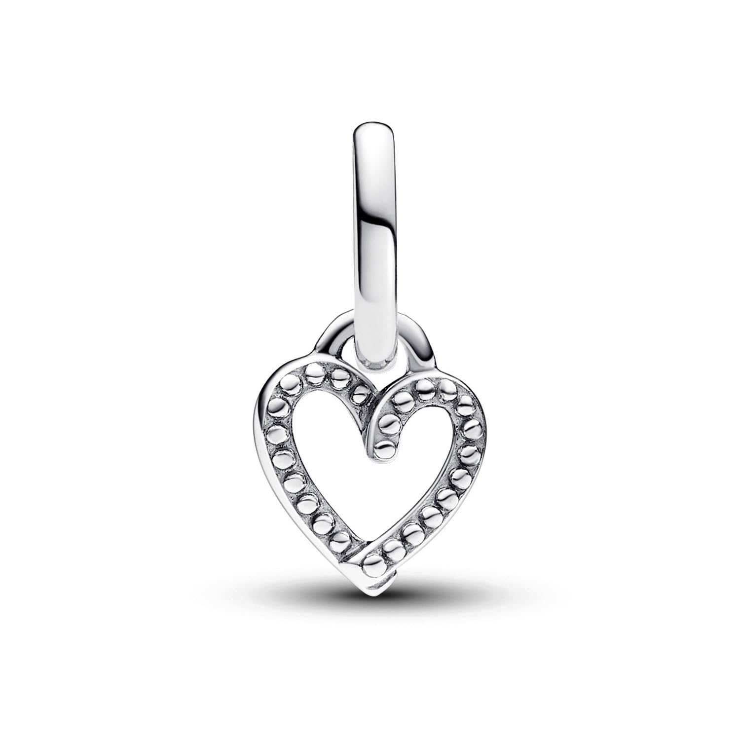 PANDORA Conjunto de joyería para mujer: Collar de plata con colgante de corazón manos libres Lote 68325 45 cm