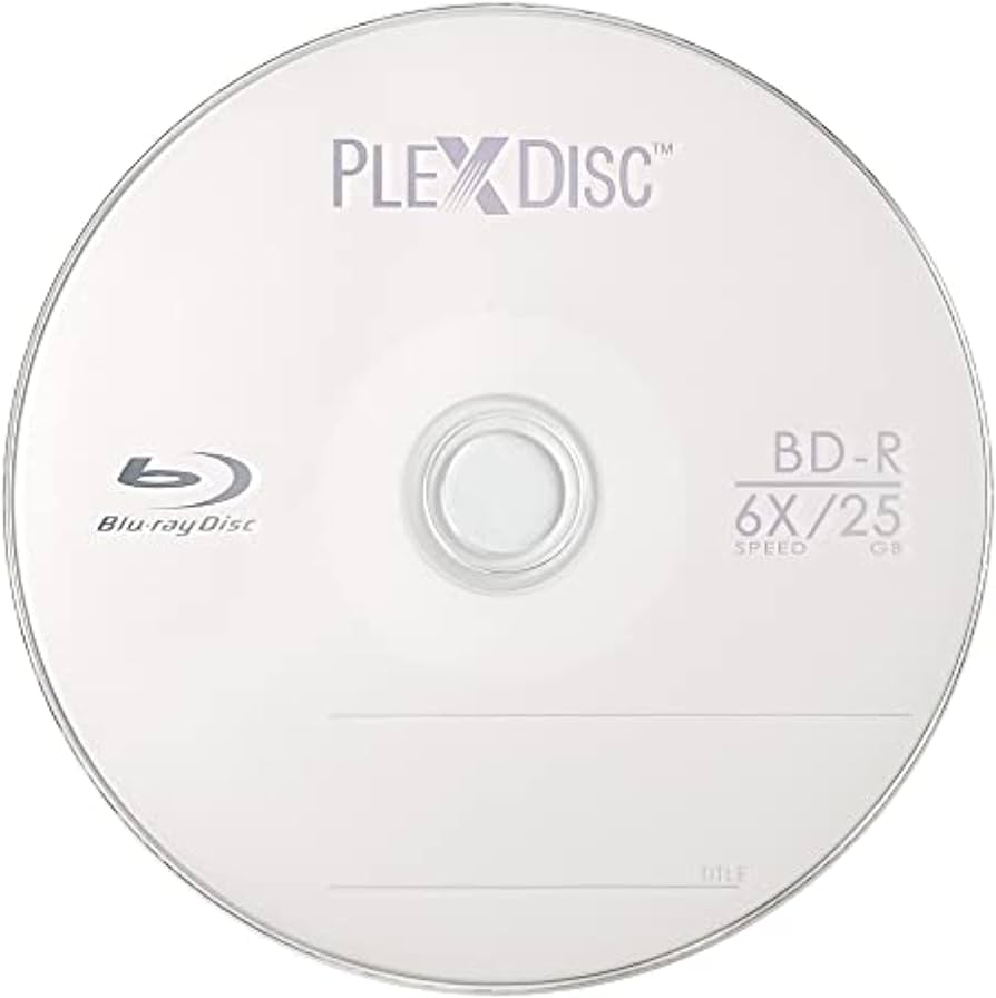 Amazon.co.jp: PlexDisc 633-814 25GB 6X ブルーレイロゴトップ