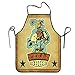 Tablier À Bavette Rodéo Texan Tablier Homme Unique Tabliers De Couple Etanche Imprimée Tablier 52X72Cm pour Cadeaux, Café, Chefs