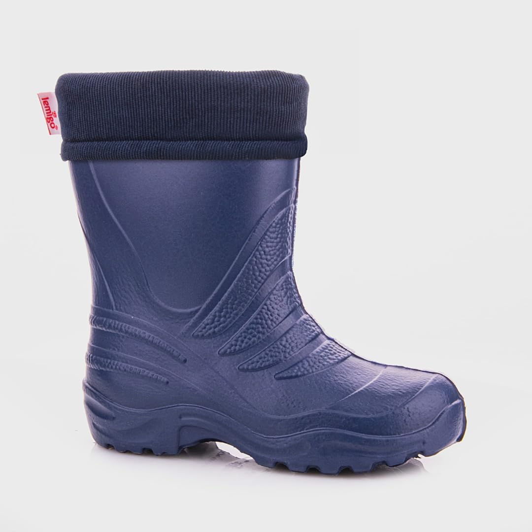 Lemigo Unisex Enfants Bottes en Caoutchouc EVA Doublées TERMIX