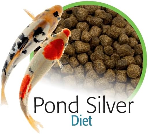 Zeigler Pond Fish Food (5 LB Bag) 5mm Floating Pellets, Performance Silver Diet for Various Pond Species - Fortified with V pak