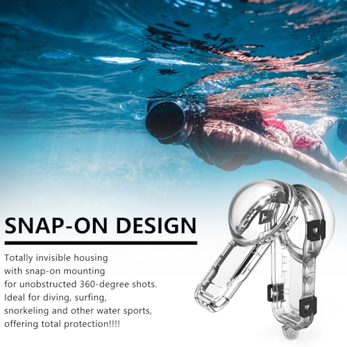 Étui de plongée invisible pour Insta360 X5 imperméable - 4