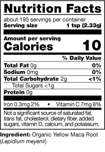 HEALTHFORCE SUPERFOODS Maca Root - 16 oz Powder - Thumbnail 2