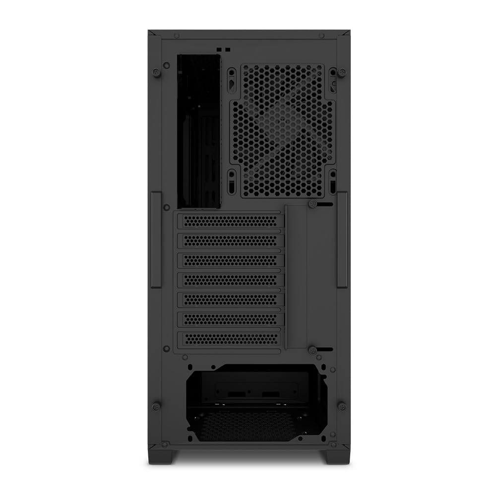 Zolyd Noct Caja PC ATX Silenciosa, Diseño Minimalista con Aislamiento Acústico, Compatible ATX/Micro-ATX/Mini-ITX, 3 Ventiladores Incluidos, Soporte Refrigeración Líquida 360 mm, USB-C, Negro