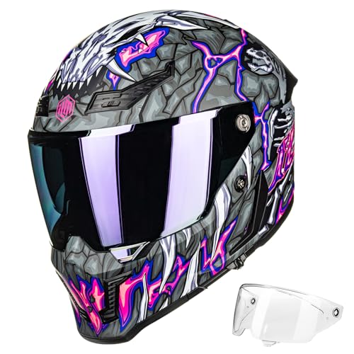 ILM Full Face Dual Visor Helmet