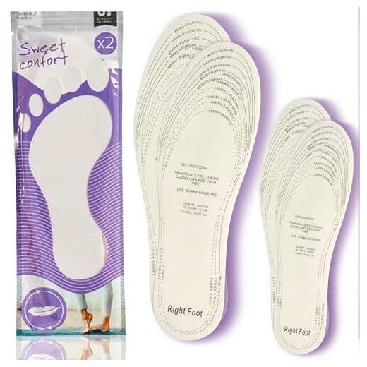 Pack de 2 pares de Plantillas Foam de Látex recortables para cualquier talla de zapatos | Plantillas hombre y Plantillas mujer finas | Plantillas Antibacterianas cómodas para el trabajo,deporte,correr