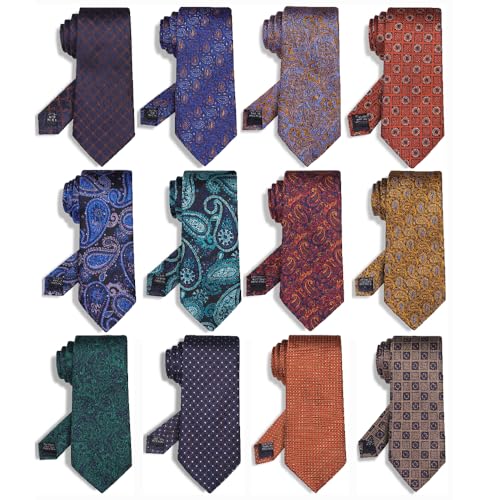 Image of WeiShang Neckties for Men, Classic Formal Tie