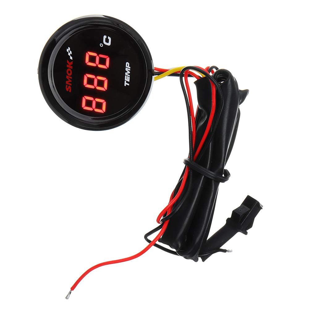 YONGYAO Universal Motorcycle LCD Digital Instruments Termometro Temperatura Temperatura dell'Acqua-Blu