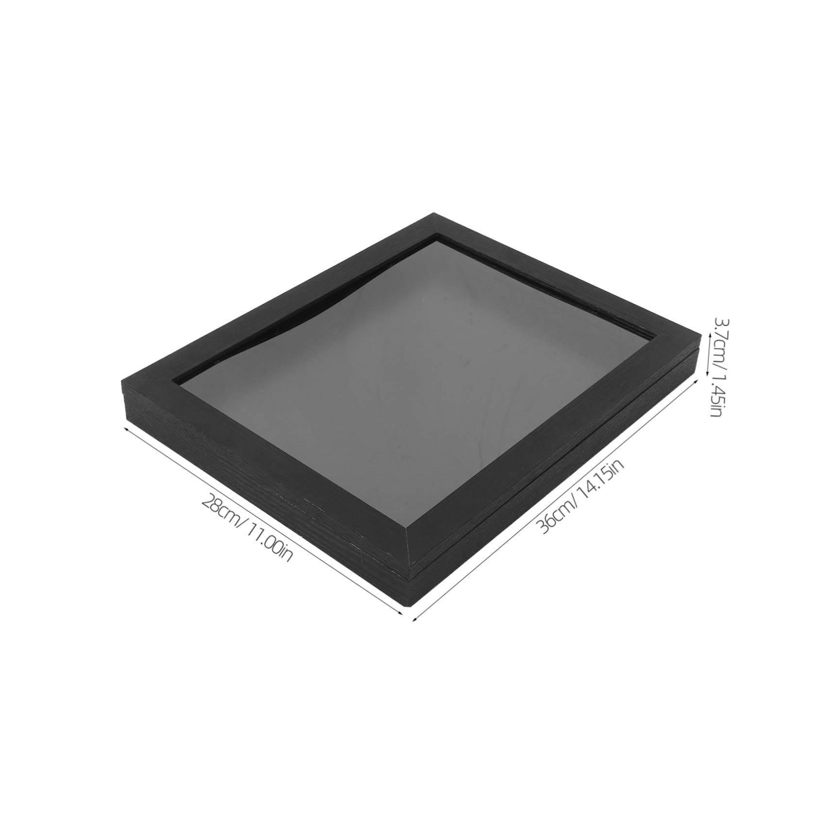 Genérico Marco De Camiseta De Fútbol, ​​caja De Memoria De Exhibición De Marco De Imagen De Caja Profunda 3D De Madera Extra Profunda, Duradera Y Práctica For Exhibir Camisetas