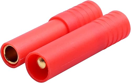 Miniatura 5 de Hobbypark HXT 0.157 in 0.157 in Conector Banana Plugs (sin montar) NiMh/Lipo Conectores de batería ESC sin escobillas de alta corriente (5 pares)