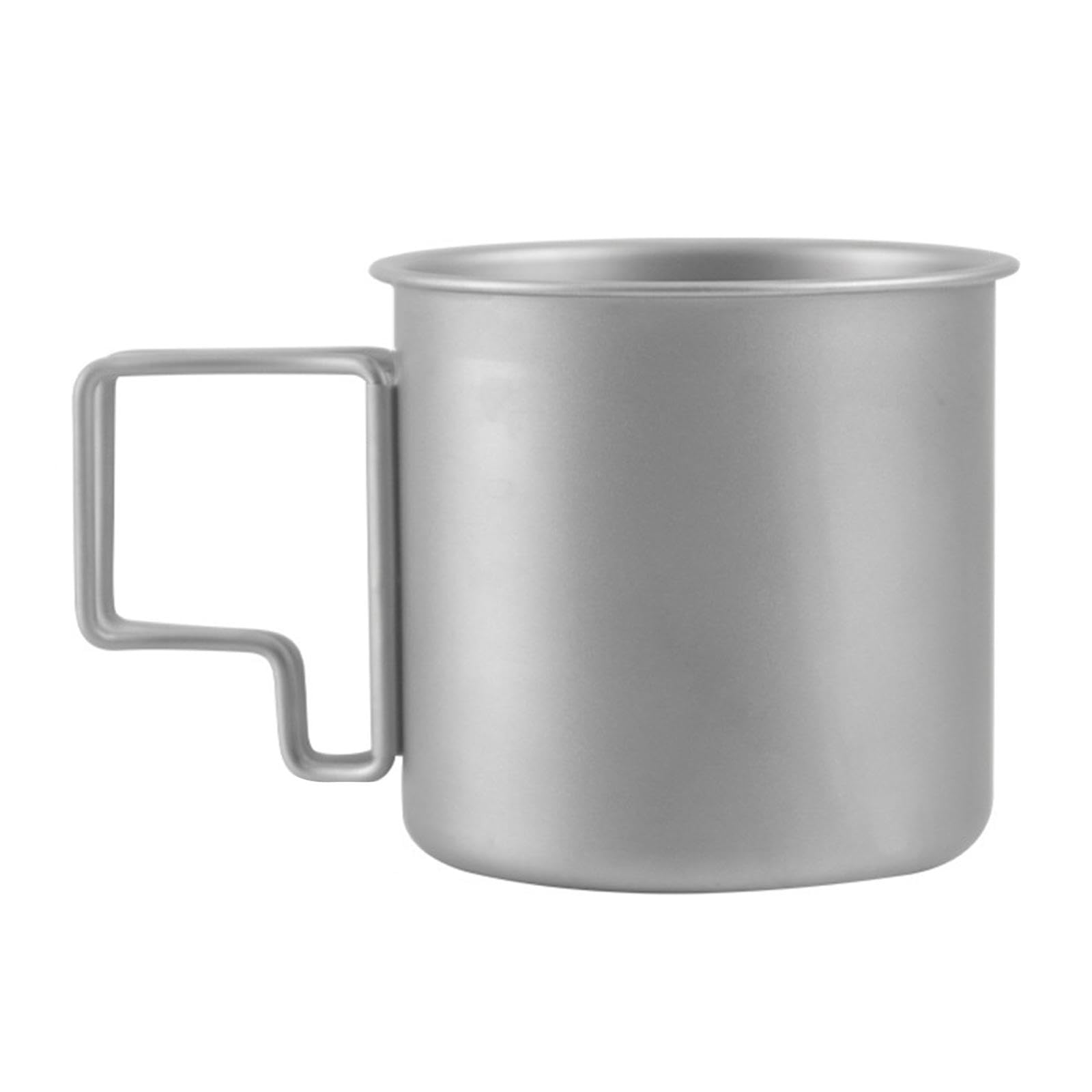CALANDIS™ Camping Cup with Foldable Handle Titanium Cup for Backpacking Tour Picnic | Camping Cookware | Camping Cooking Supplies | Camping & Hiking | Outdoor Sports | Sporting Goods-image-9
