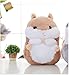 YOOKOON Linda muñeca de hámster grande, juguetes de peluche, cojines de peluche, 40 cm
