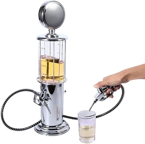 Dispensador de cerveza/vino/licor de doble pistola Bomba de metal Gasolinera Alcohol Líquido de refrescos Bebidas Pourer Máquina Bar Herramientas de
