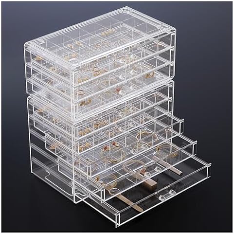 ProCase 8-Layer Acrylic Jewelry Organizer Cover
