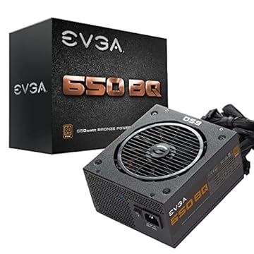 Fonte de Alimentação EVGA 650 BQ, 80 Plus Bronze 650W, Semi Modular, 5 Anos de Garantia, Incluso Power On Self Tester, Fonte de Alimentação 110-BQ-0650-V1