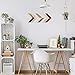Barnyard Designs Rustic Farmhouse Wooden Chevron Arrow Wall Decor - Set of 3 Decorative Wood Arrows Sign - Home Decor 13.25” x 12.5” (each arrow)