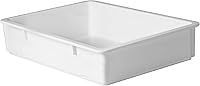 Vista 1 de Winco PL-6N, 25-1/2 X 17-1/2 X 6-Inch Caja de masa blanca de plástico, caja de pizza