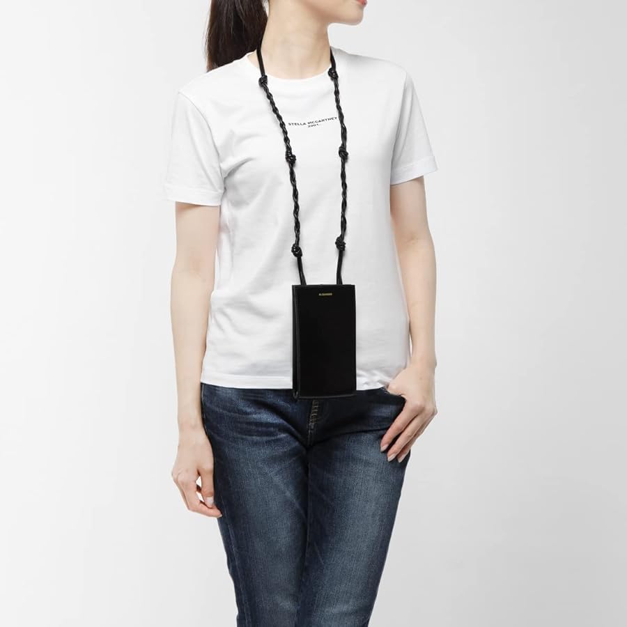 ジルサンダー フォンケース 001 BLACK ブラック J07VL0002 JIL SANDER ジルサンダー フォンケース ブラック J07VL0002