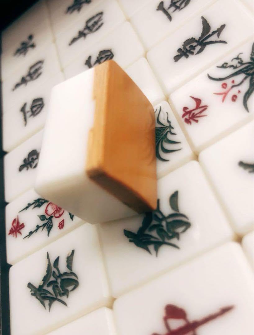 麻雀牌セット 伝統的デザイン 麻雀セット 伝統的デザイン プラスチック