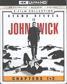 Blu-ray John Wick Chapters 1 & 2 [4K Ultra HD + Blu-Ray + Digital] Book
