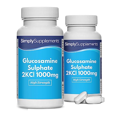 Glucosaminsulfat 2KCl 1000mg | Einmal-täglich Starke Formel | 120 Schnell Freisetzende Tabletten = Bis zu 4 Monate Vorrat | Hergestellt in Großbritannien