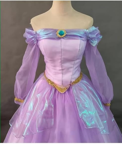 アラジン ジャスミン 紫 ドレス ディズニープリンセス 仮装 衣装