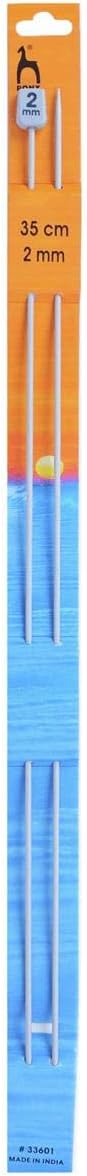 Pony P33668 Single Ended Classic Knitting Pins, Multi-Colour, 9mm