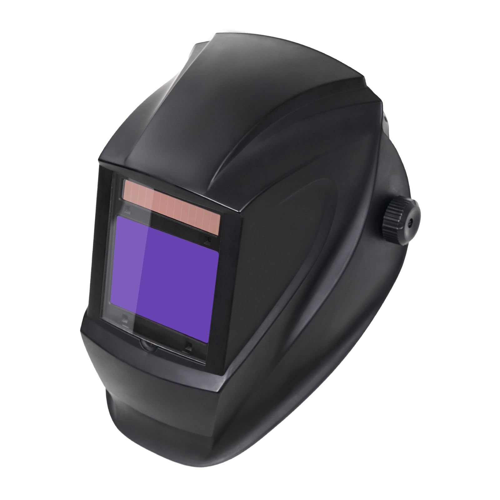 ZAC Laser Protection Helmet 4.13"X3.35" Large Viewing Screen True Color Solar Power Auto Darkening Welding Helmet 4 Sensor Wide Shade 4/5-8/9-13 for Welding Cleaning Mask