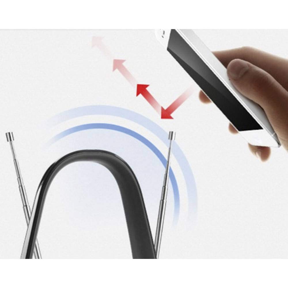 One For All SV9143 Antenna da Interni Amplificata Hdtv Antenna Tv Digitale Pronta per il DTT nel Raggio di 15 km, Nero