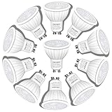 Hizashi Flicker-Free GU10 LED Bulbs, High CRI 94, 50W Halogen Bulb Equivalent, Non Dimmable, 4.5W 400LM LED Spotlight, 3000K Warm White, LED Light Bulbs Recessed Lighting, UL Listed - 10 Pack