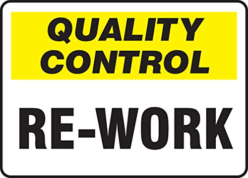 Panneau Quality Control RE-Work pour identifier et isoler les pièces non conformes