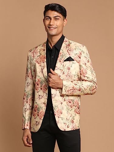 Image of VASTRAMAY Men's Silk Blend Blazer