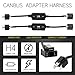 Auxbeam H4 9003 HB2 P43T LED Headlight Canbus Decoder Error Free Anti Flicker Wiring Harness Adapter