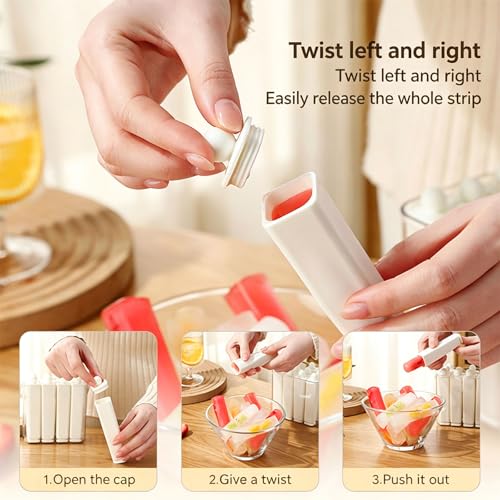 Bandejas para cubitos y moldes de hielo largos para botellas 7