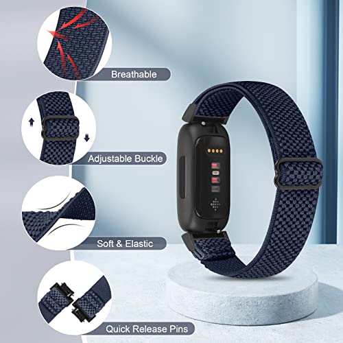 Enkic 3 Pack Elastic Strap Compatible with Fitbit Inspire/Fitbit Ace 3 - Image 2