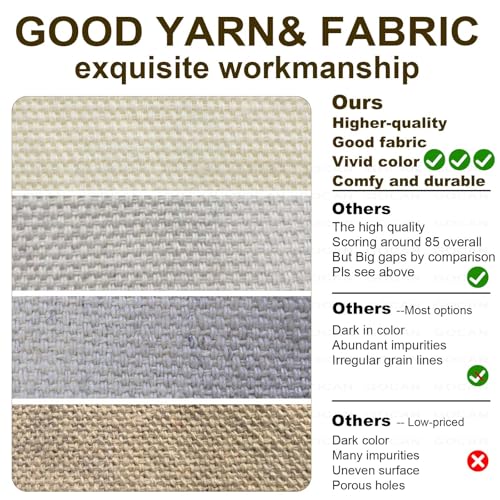 Image of Double Hammock 500 lbs Load Capacity, Polyester Cotton Hammock, Suitable for Patio Porch, Garden and Backyard Relaxation, Indoor & Outdoor Use (Beige)