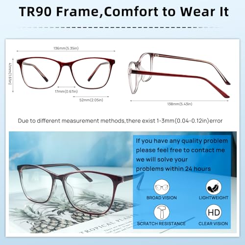 Image of OCCI CHIARI Blue Light Glasses for Women Non Prescription Glasses Fashion Eyewear Full Rim Optical Frame
