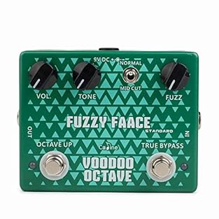 Fuzz and Octave in one pedal Built in mid-cut filter Infulenced by the Fulltone Ultimate Octave True Bypass Power supply not included