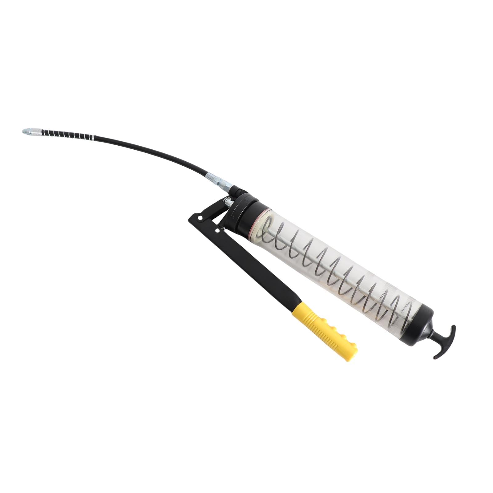 Generic Przemysłowy Smarownica 6000PSI z pogrubioną sprężyną, przezroczystą rurką do Konserwacji Samochodów i Opon, PVC + żelazo, długość 440 Mm, Lekkie i Ciężkie Maszyny