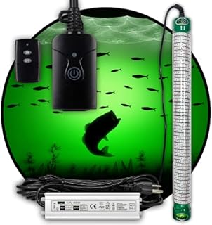 Green Blob Outdoors Underwater Fishing Light, LED with Timer 7500/15000/30000 Lumen Fish Attracting Light, Snook (30000 Lumen)