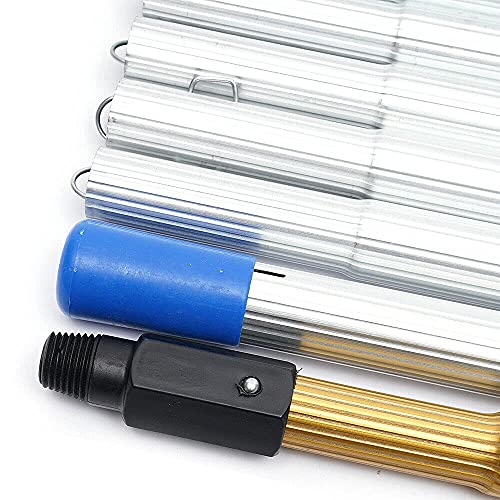 Water Fed Pole Kit Window Cleaning Brush Outdoor Window Glass Solar Panel Cleaning Extendable Telescopic Pole Water Fed Brush Spray Washer (Us Stock) #TOP5